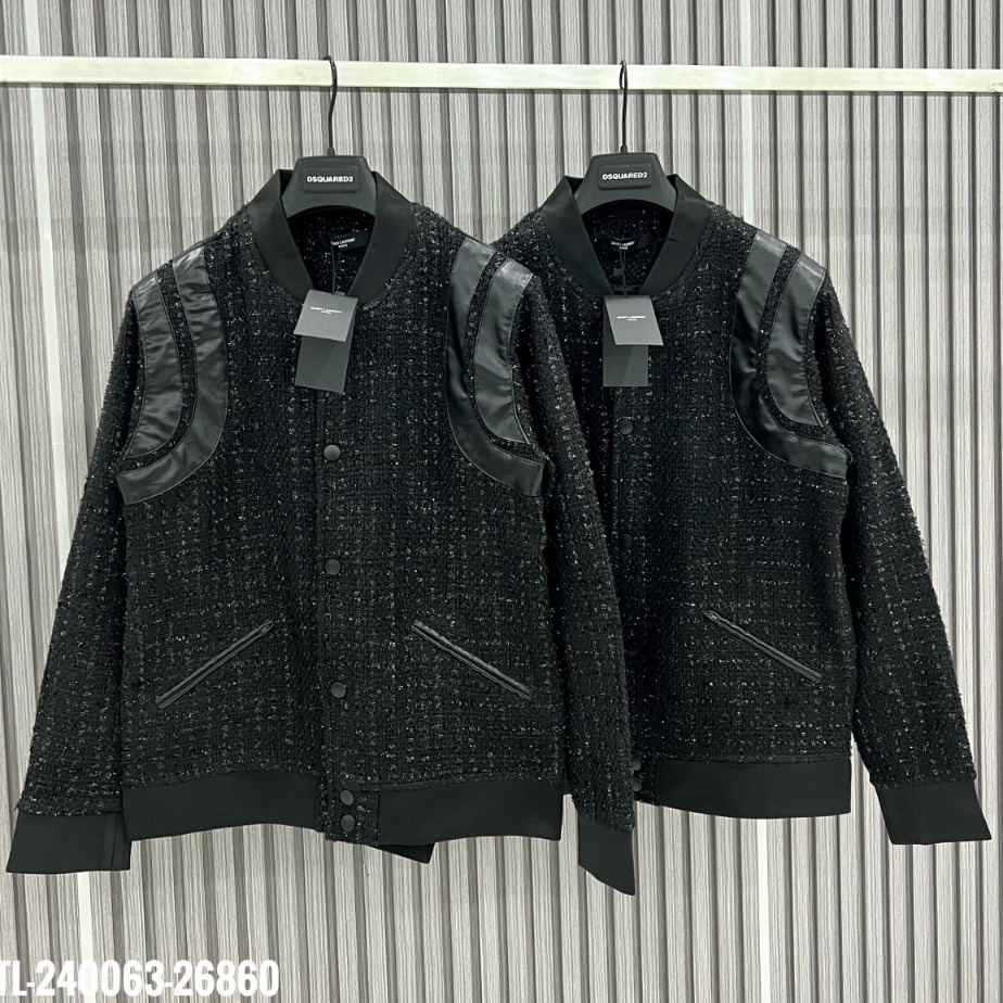 Áo Khoác Bomber Thome Chất Dạ Kim Tuyến Cao Cấp 4 Vạch trắng - Bomber Thome Nam Nữ Chất Dạ Nhũ Kim Tuyến đẹp