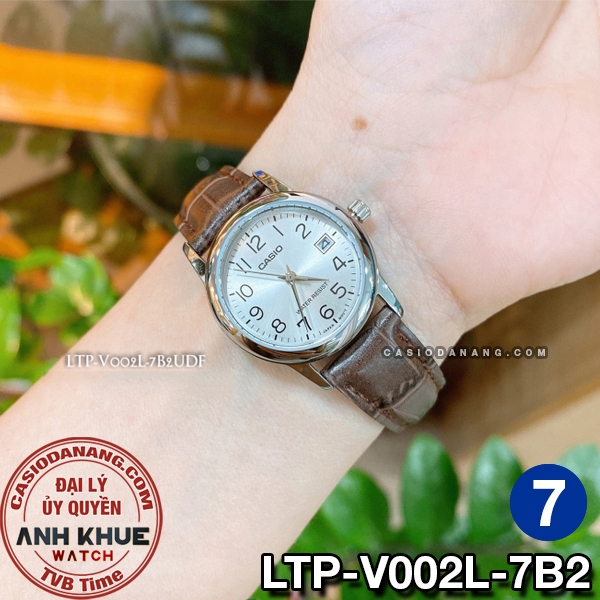 Đồng hồ nữ dây da Casio chính hãng Anh Khuê LTP-V002 Series