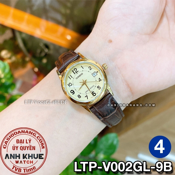Đồng hồ nữ dây da Casio chính hãng Anh Khuê LTP-V002 Series