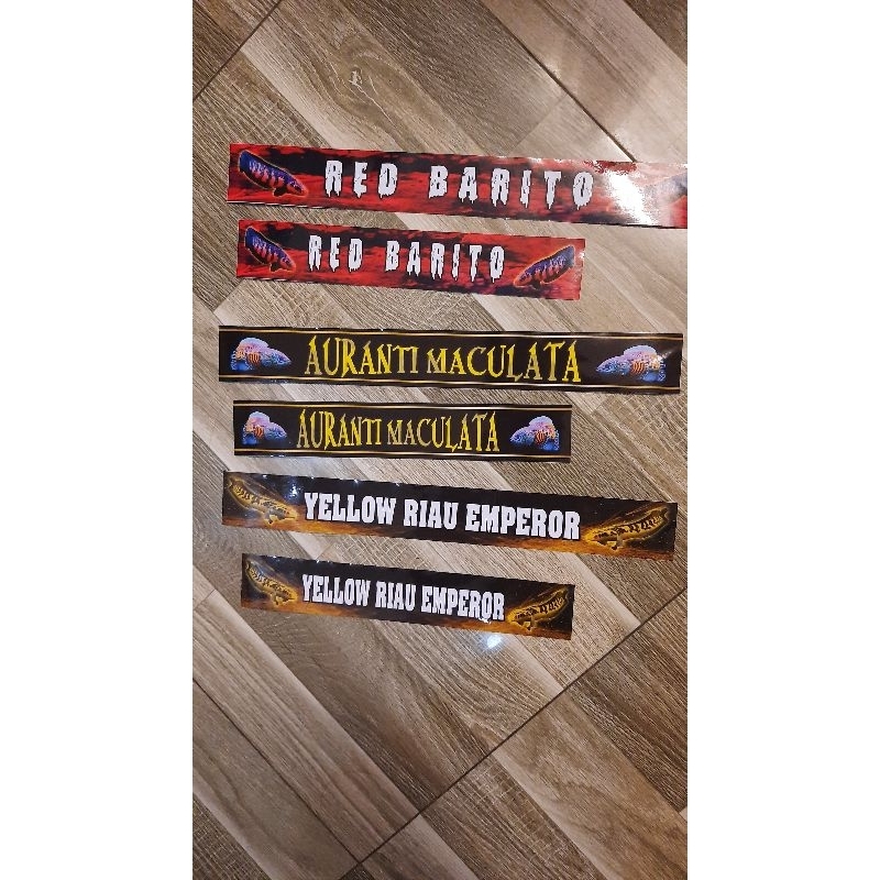 Decal trang trí hồ lóc