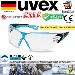 Kính UVEX 9198256 Pheos CX2 ,phủ uvex supravision excellence Chống xước cực mạnh, Chống mờ bên trong