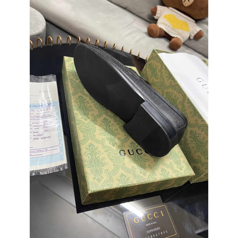 Giày tây nam, Giày loafer nam G U C C I. Fullbox thẻ bill