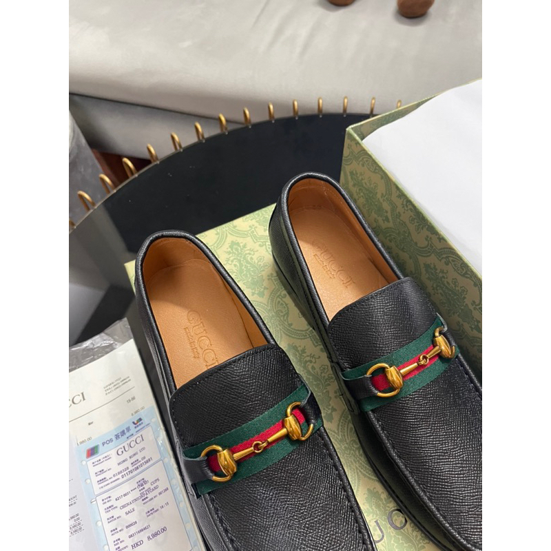 Giày tây nam, Giày loafer nam G U C C I. Fullbox thẻ bill