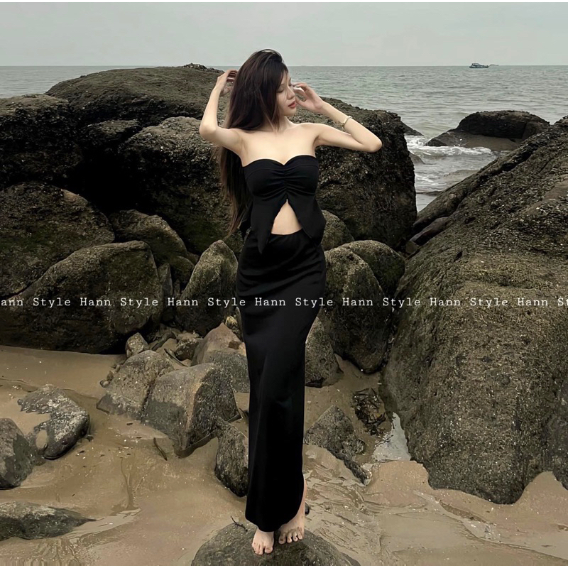 SET ÁO VÀ CHÂN VÁY DÀI