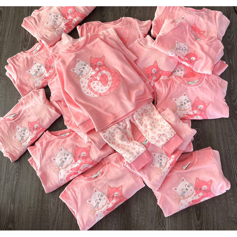 SET bộ nỉ nhung bé trai bé gái dư xịn