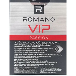Nước hoa nam cao cấp romano vip passion 50ml