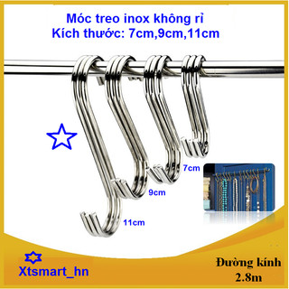Móc treo đồ inox 201 - Vật liệu inox không han rỉ