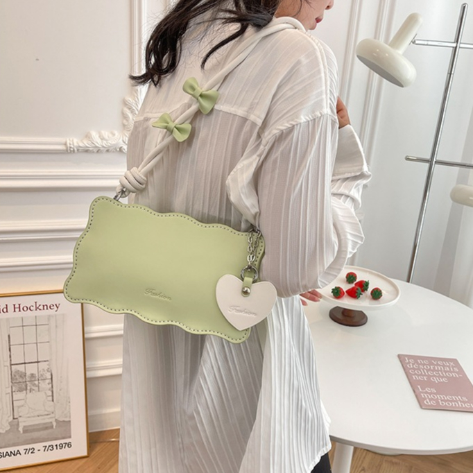 Túi tự đan S&B HANDMADE đeo vai da pu thắt nơ dây xoắn xinh xắn làm quà  bạn gái ý nghĩa