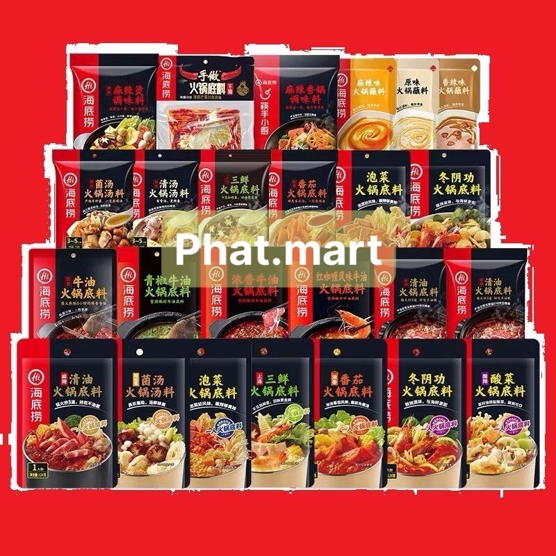 Cốt lẩu haidilao thơm ngon - Cốt lẩu haidilao hot pot đủ vị