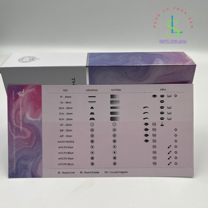 Kim Pen Nano Hồng Siêu Bén , Kim Đạn Loại 1, Kim Pen Thunderlord Phun Xăm Tattoo / linhshop-hn