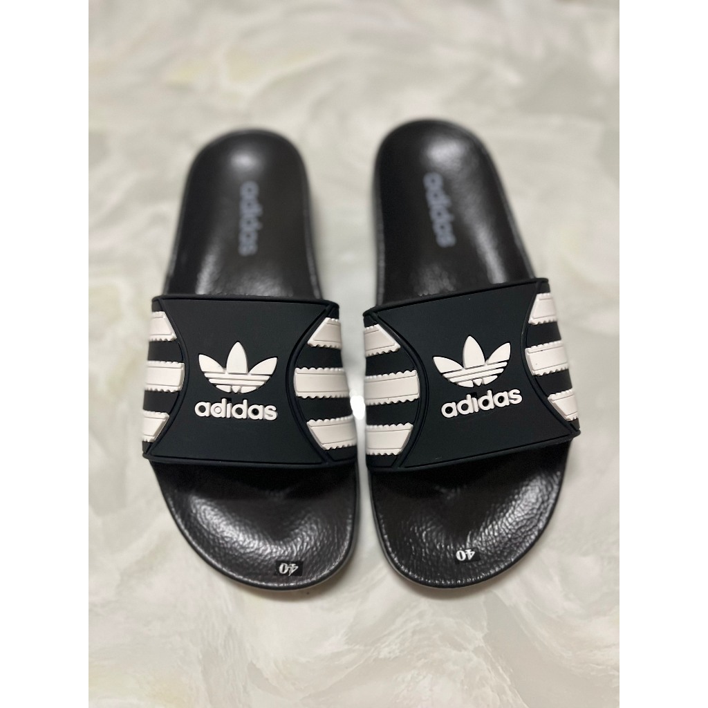 .Dép Quai Ngang Nam Nữ 3 lá lệch thời trang hottrend dép adidas tại BVL Shop