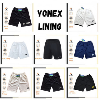 Quần Short cầu lông yonex lining victor cho nam trong thi đấu cầu lông chuyên nghiệp