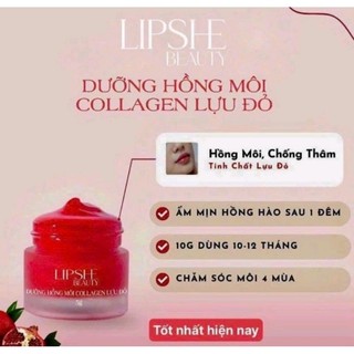 Son dưỡng hồng môi lựu đỏ Lipshe 5g