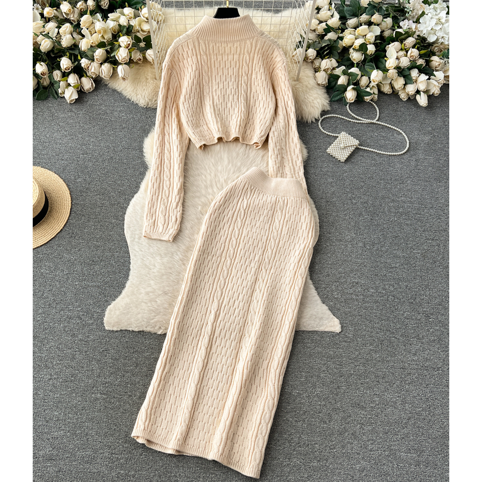 Set len nữ dáng dài siêu sang chảnh