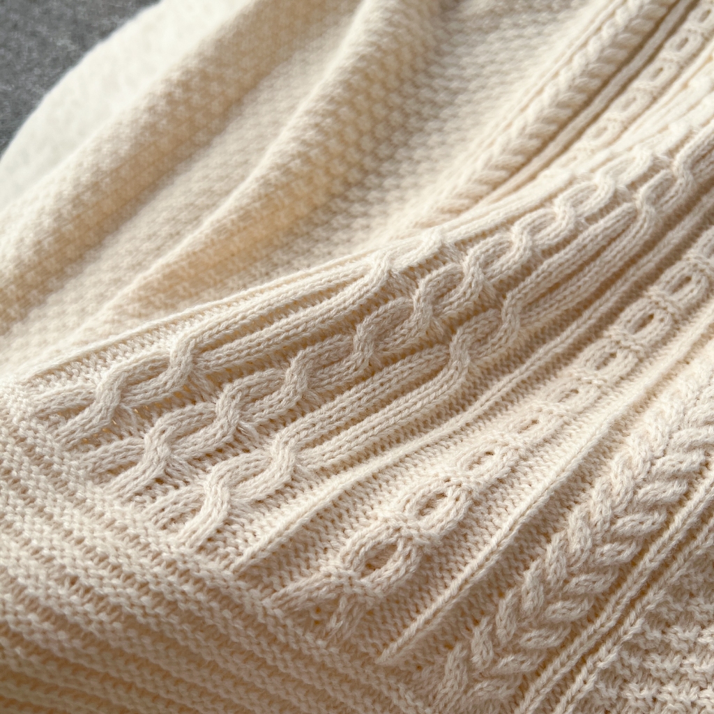 Đầm len xoè nữ tay bồng bềnh max xinh