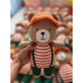 Gấu bông bằng len đan móc handmade