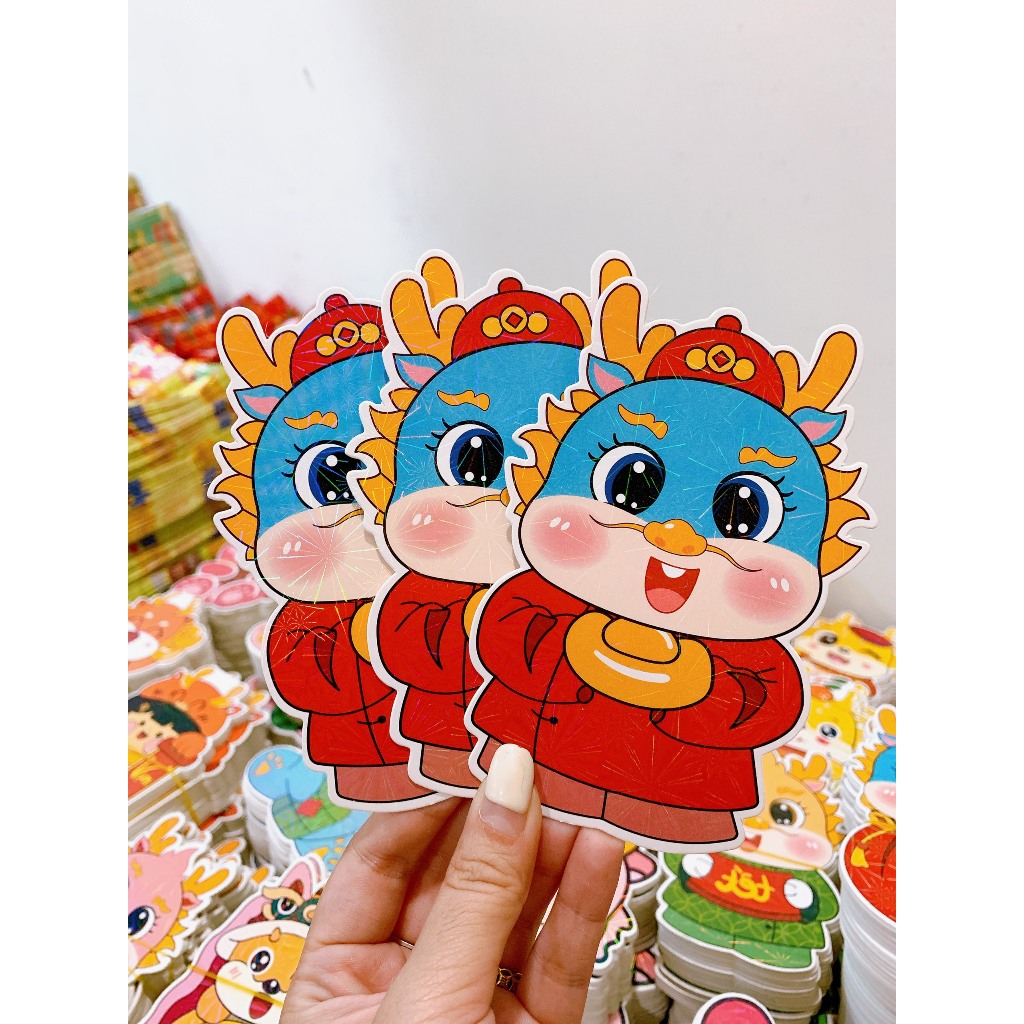 Bao Lì Xì Chibi Tết 2024 Giáp Thìn Nhiều Mẫu PUKAPI