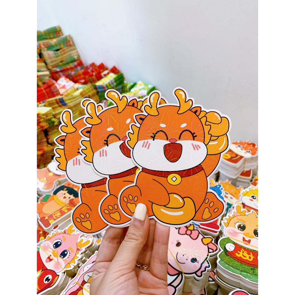 Bao Lì Xì Chibi Tết 2024 Giáp Thìn Nhiều Mẫu PUKAPI