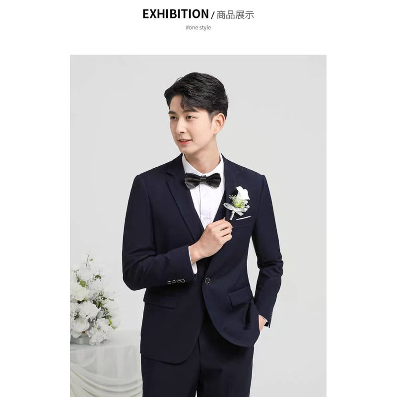 Bộ Vest Nam Cao Cấp, Mẫu Thiết kế Cổ Ve Nhọn Bản To Túi Ốp Ngoài, Dáng Áo 1 Cúc Trẻ Trung Sang Trọng
