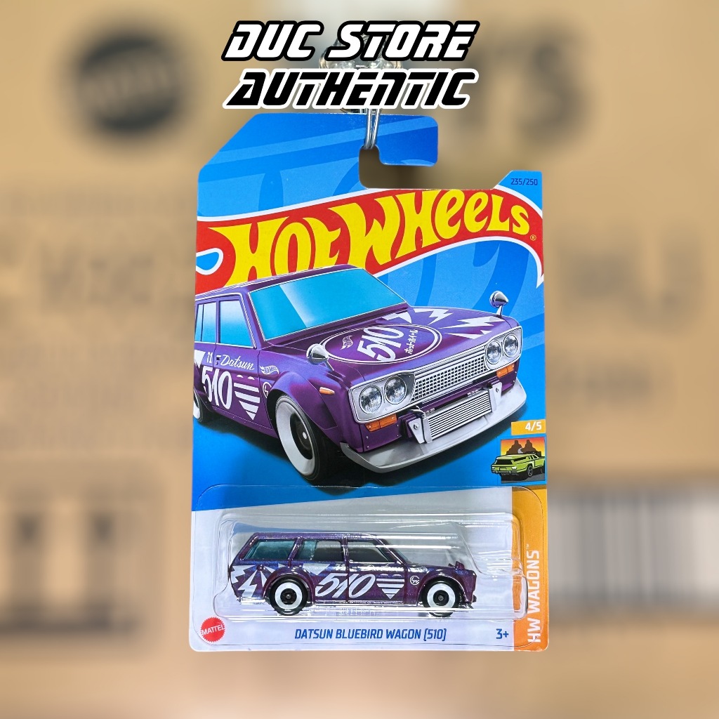 Ducstore.vn Xe mô hình HKH72 Hot Wheels Datsun Bluebird Wagon  - basic case P 2023