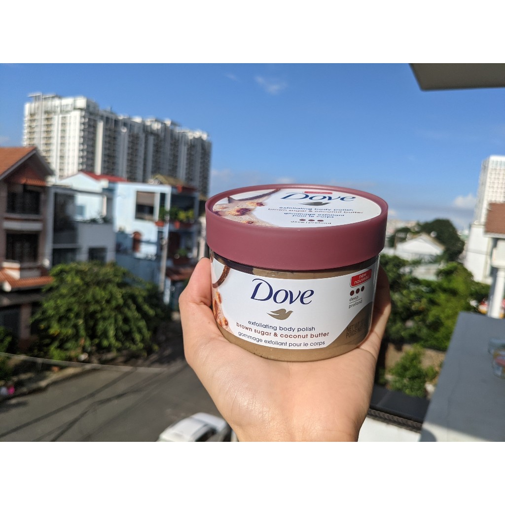 Tẩy Da Chết Toàn Thân, Tẩy da chết Body DOVE Exfoliating Body Polish 298g_Tín đồ skincare