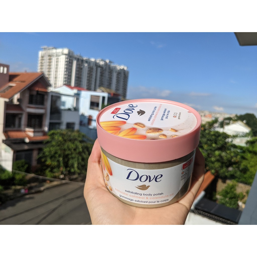 Tẩy Da Chết Toàn Thân, Tẩy da chết Body DOVE Exfoliating Body Polish 298g_Tín đồ skincare