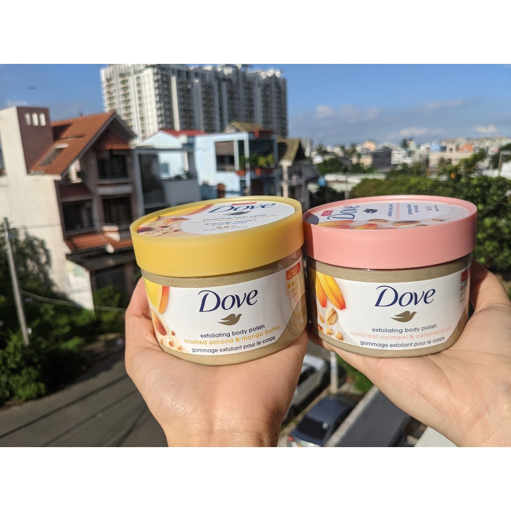 Tẩy Da Chết Toàn Thân, Tẩy da chết Body DOVE Exfoliating Body Polish 298g_Tín đồ skincare