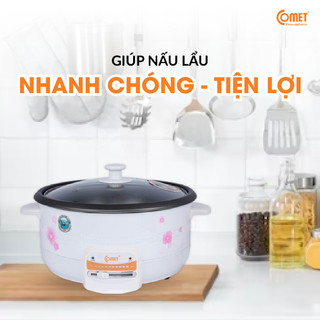 Nồi lẩu điện 3.5L COMET - CM7731 ( hoả tốc TPHCM )