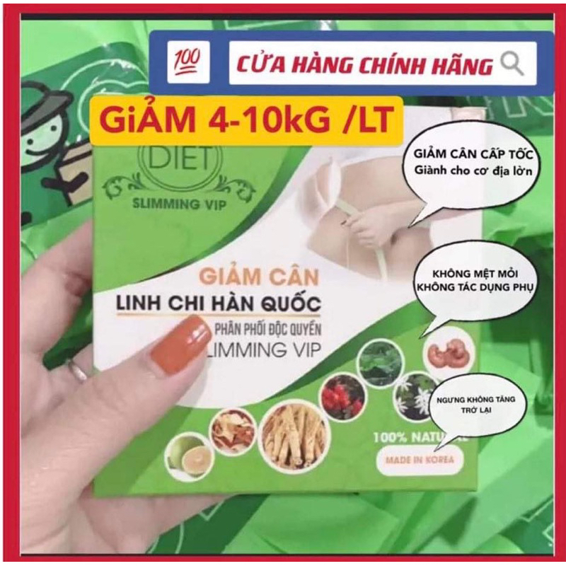 Giảm Cân Nhanh Linh Chi Hàn Quốc liệu trình 30 ngày (Chính Hãng)