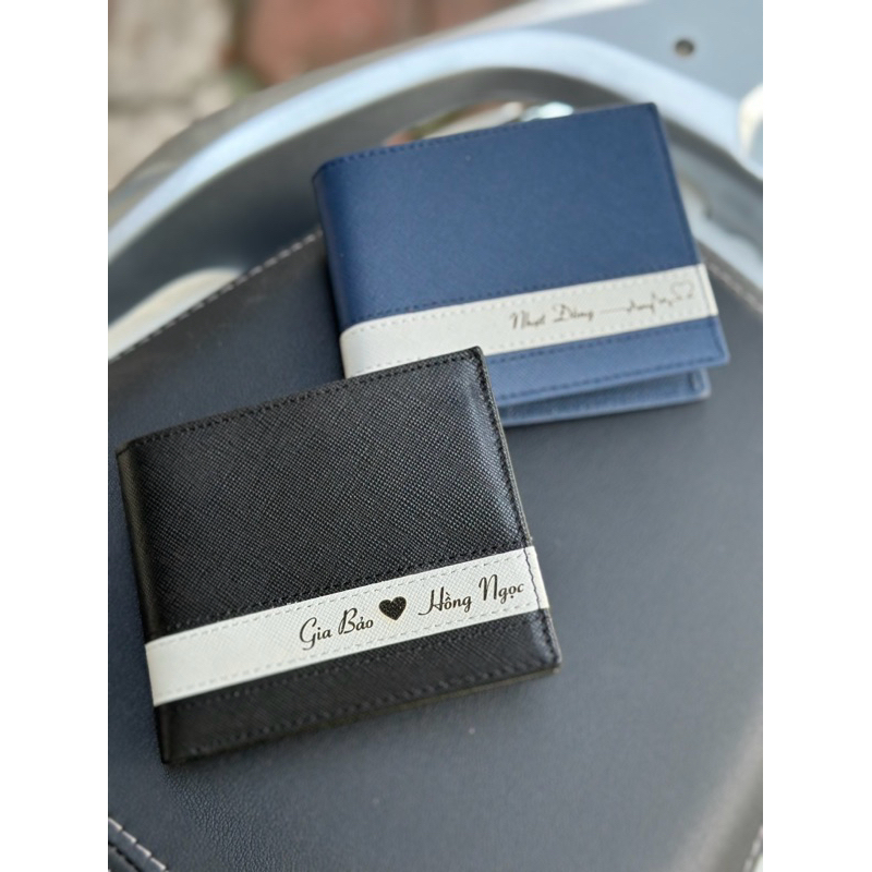 Ví Cosmos khắc tên theo yêu cầu BH 12 tháng