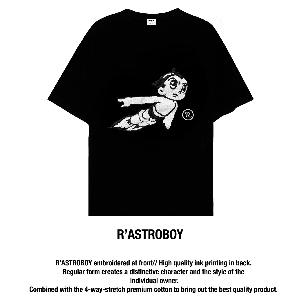 Áo Thun Thêu Xù Cao Cấp REUNION R'ASTROBOY