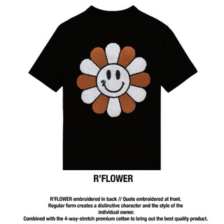 REUNION R'FLOWER TEE - Áo thun thêu xù cao cấp chính hãng REUNION