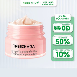 Kem tree chada cream makeup snow light thái lan 50ml - sản phẩm dưỡng trắng sáng da thay thế lớp makeup