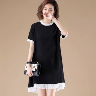 [38kg-120kg] Đầm bigsize. Đầm suông MTK46. Inbox để được shop tư vấn size.