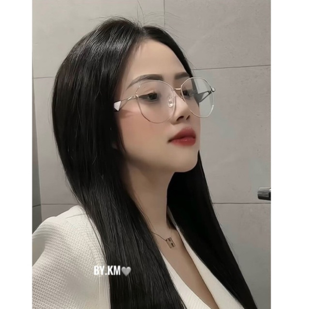 Kính mắt Pada nữ gọng logo thay tròng cận K004