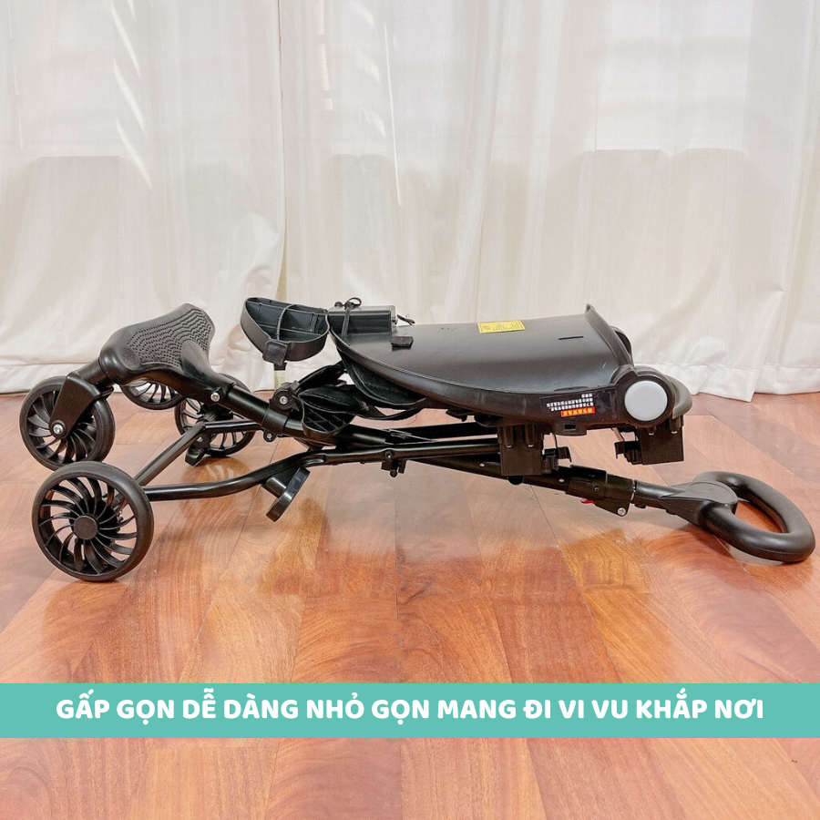 Xe Đẩy Gấp Gọn Cho Bé Yêu, Bé Đi Du Lịch Đi Chơi Siêu Gọn Nhẹ.