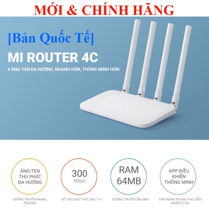 Bộ Phát Wifi Xiaomi Redmi AC2100, 4A , 4C \ AX3000 CR8806 CR8808