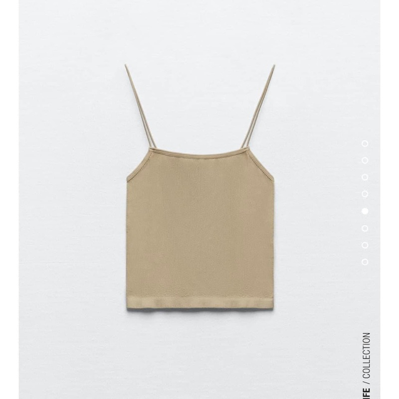 ZARA AUTH - ÁO 2 DÂY CHẤT SIÊU ĐẸP CO DÃN NHIỀU