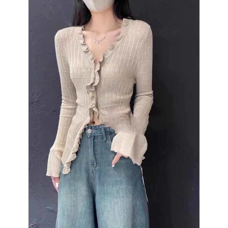 10039 ÁO LEN MỎNG VIỀN BÈO