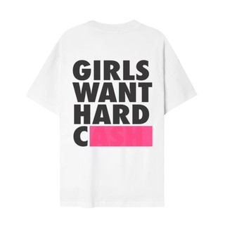 Áo thun GIRLS WANT HARD CASH mặc phong cách trẻ trung, vải cao cấp nam nữ mặc form cực đẹp