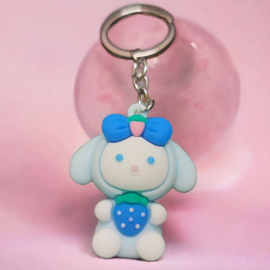 Móc khóa nhân vật hoạt hình chất liệu silicon thiêt kê dễ thương cute móc treo balo túi sách móc hoạt hình 3D cao cấp