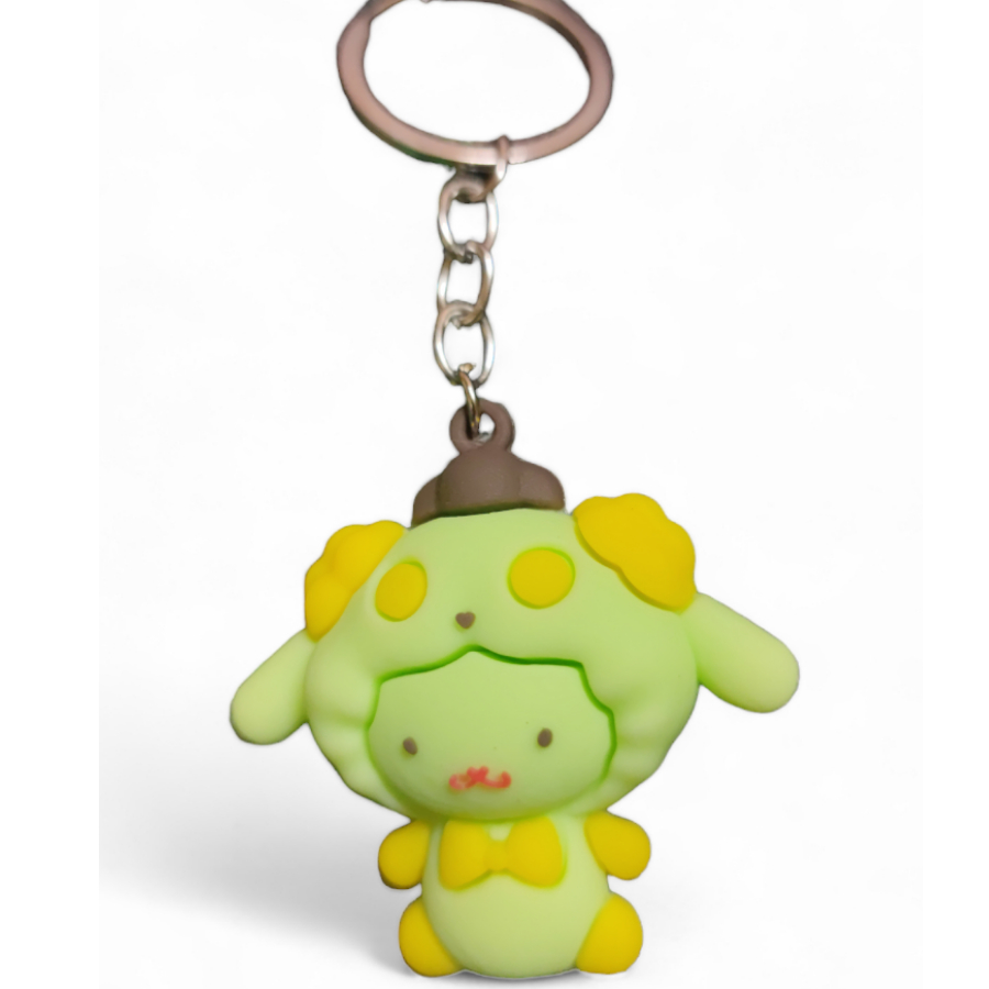 Móc khóa nhân vật hoạt hình chất liệu silicon thiêt kê dễ thương cute móc treo balo túi sách móc hoạt hình 3D cao cấp