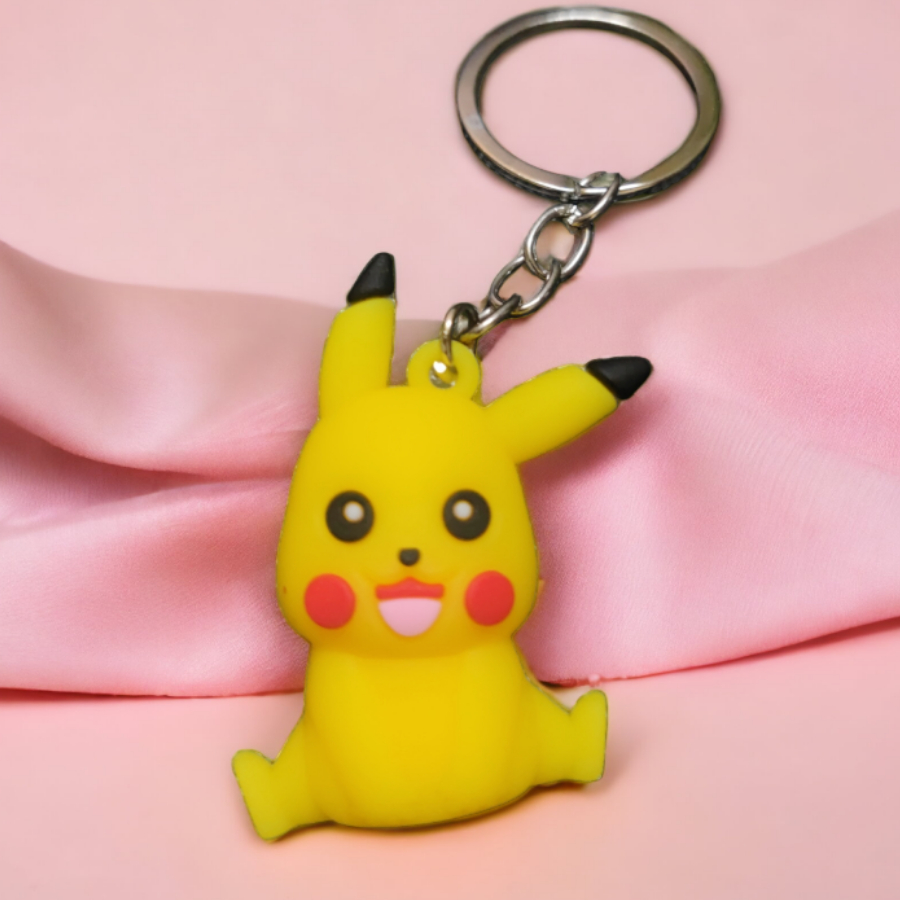 Móc khóa nhân vật hoạt hình chất liệu silicon thiêt kê dễ thương cute móc treo balo túi sách móc hoạt hình 3D cao cấp