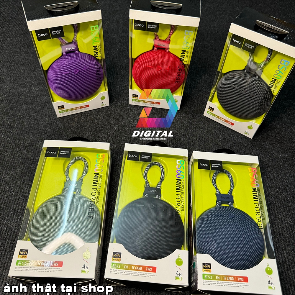 Loa Bluetooth Mini TWS V5.2 Hoco BS60 Chính Hãng