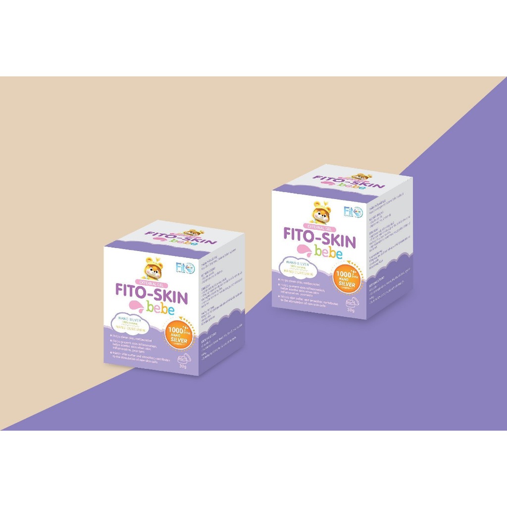Kem Bôi Da Skin Bebe Fito Junior Chứa Nano Bạc Thiên Nhiên, Làm Mềm Da, Ngừa Viêm Da, An Toàn Cho Bé, Lọ 30g