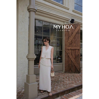 MYHOA| Quennie Set Công Sở Basic Kate Hàn Mượt Không Nhăn TKCC
