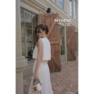 MYHOA| Quennie Set Công Sở Basic Kate Hàn Mượt Không Nhăn TKCC