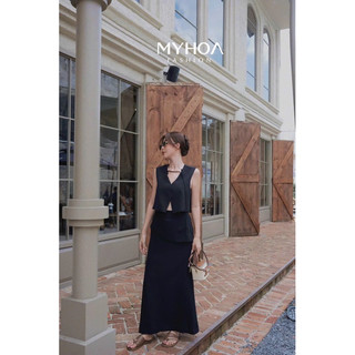 MYHOA| Quennie Set Công Sở Basic Kate Hàn Mượt Không Nhăn TKCC