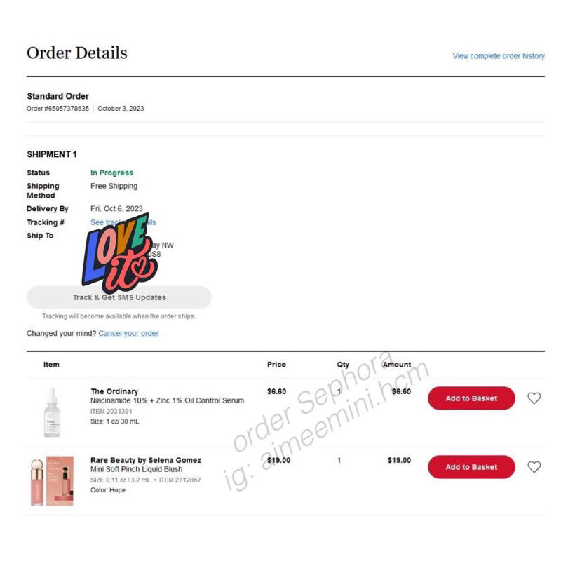 Minisize 1.43ML - Má Hồng Rare Beauty Soft Pinch Dewwy Liquid Blush