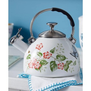 Ấm đun bếp từ thổi sáo Lenox Butterfly Meadow
